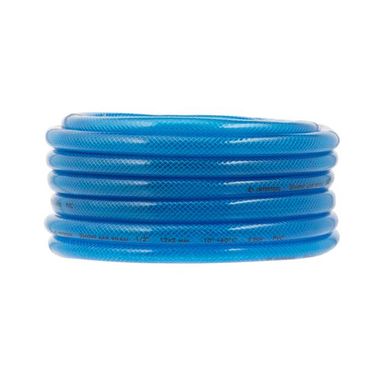 Шланг для води, тришаровий, синій, 1/2", 10 м, армований, PVC INTERTOOL GE-4051