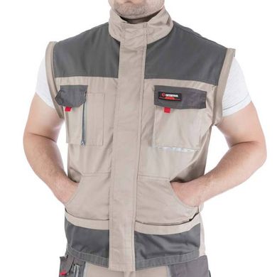 Куртка робоча 2 в 1, 100% бавовна, щільність 180 г / м2, XXL INTERTOOL SP-3035