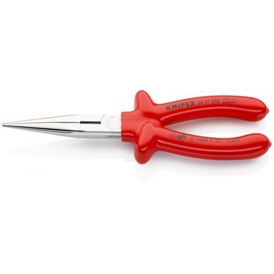 Плоские круглогубцы с режущими кромками KNIPEX 26 17 200