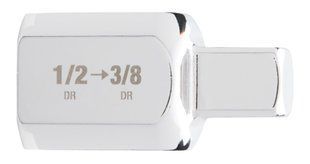 Перехідник хромований для головок MILWAUKEE, з 1/2'' на 3/8''