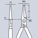 Длинногубцы хромированные 140 мм Knipex 30 35 140