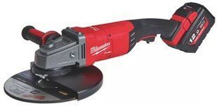 Шліфмашина кутова акумуляторна MILWAUKEE, M18 FLAG230XPDB-121C, діаметр 230мм (+зар.пр., 1акум.Х12Аг, кейс)