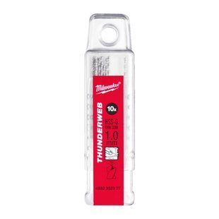 Свердло по металу THUNDERWEB HSS-G MILWAUKEE DIN338, діаметр 1,0 x 34 мм, (10шт)