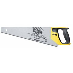Ножовка Jet-Cut Fine длиной 450 мм для поперечного и продольного реза по древесине STANLEY 2-15-595
