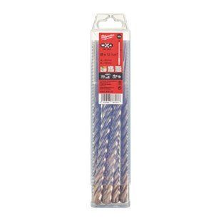 Бур SDS-PLUS MX4 MILWAUKEE, діаметр 12,0х210х150мм, (10шт), пластикова коробка