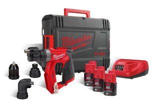 Акумуляторний шуруповерт зі змінними насадками M12 FDDXKIT-203X MILWAUKEE
