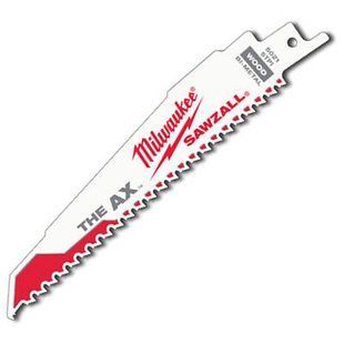 Полотно для шаб. пили AX FANG TIP MILWAUKEE, 150мм/ крок зуба 5,0мм, (5шт), (деревина з цвяхами)