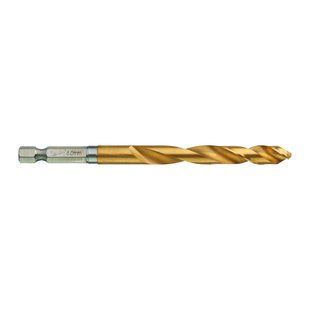 Свердло по металу RedHEX SHOCKWAVE HSS-TiN MILWAUKEE, діаметр 8,0х111х70мм, (5шт), пластикова коробка