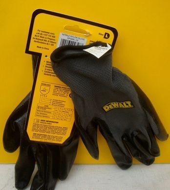 Перчатки универсальные с покрытием нитрилом Ultradex&trade; DeWALT DPG66L