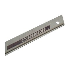 Лезвия запасные Carbide шириной 25 мм с отламывающимися сегментами для ножей с выдвижными лезвиями, 5 штук STANLEY STHT0-11825