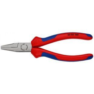 Плоскогубцы с гладкими губками KNIPEX 20 02 160