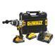 Дриль-шурупокрут акумуляторний безщітковий ударний DeWALT DCD1007H2T