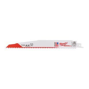 Полотно для шабельної пили AX FANG TIP MILWAUKEE, 230мм/ крок зуба 5,0мм, (5шт), (деревина з цвяхами