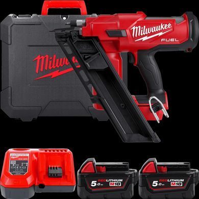 Пістолет цвяхозабивний акумуляторний безщітковий MILWAUKEE M18 FUEL FFNS-502C 4933478302