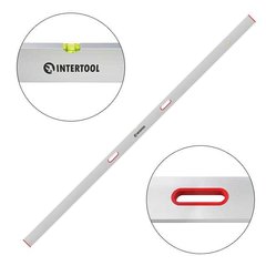 Правило-уровень 3000 мм, 2 капсулы, вертикальный и горизонтальный с ручками INTERTOOL MT-2130