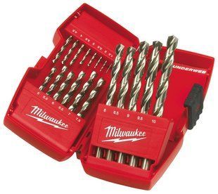 Набор сверл по металлу THUNDERWEB 19 шт (1-10 мм) HSS-G DIN 338 MILWAUKEE