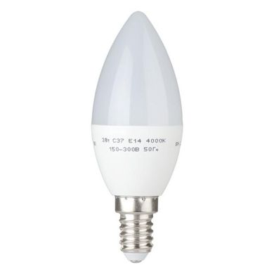 Светодиодная лампа LED 3 Вт, E14, 220 В INTERTOOL LL-0151