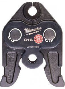 Пресс-кліщі змінні для опресовування труб MILWAUKEE, J18-G16