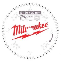 Диск пиляльний PFTE MILWAUKEE, Ø165х20х2,2мм, 24 зуб.