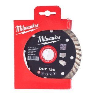 Диск алмазний MILWAUKEE, DUT 125, діаметр 125мм