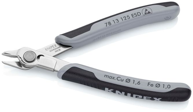 Кусачки Electronic Super Knips® KNIPEX 78 13 125 ESD
