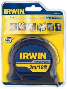 Рулетка профессиональная 3м/10 футов, IRWIN