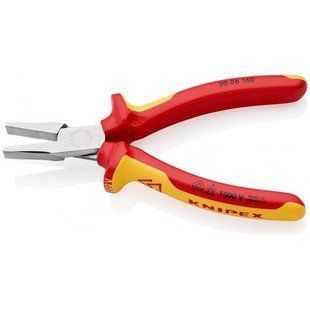 Плоскогубцы с гладкими губками KNIPEX 20 06 160