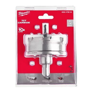 Коронка Holesaw TCT MILWAUKEE, &Oslash;76мм