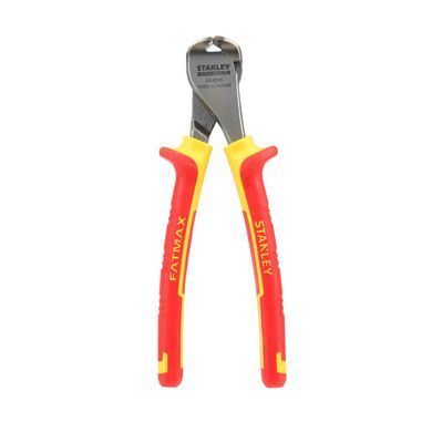 Кусачки електрика MaxSteel VDE 1000V торцеві ізольовані довжиною 165 мм STANLEY 0-84-016