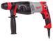 Перфоратор SDS-PLUS MILWAUKEE, PH 28, 820Вт, 3,4Дж (3 режими) (бічна рукоять, обмежувач глибини, кейс)